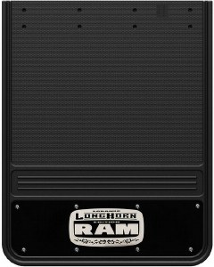 Rear Mud Flaps Larami Longhorn Logo 19"x24"