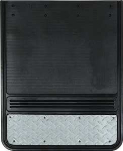 Rear Mud Flaps Dually Tread Brite 19"x24"