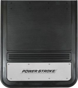 Rear Mud Flaps Dually Power Stroke Logo 21"x24"