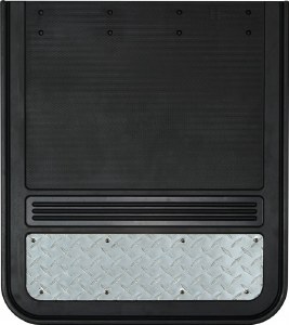 Rear Mud Flaps Dually Tread Brite 21"x24"
