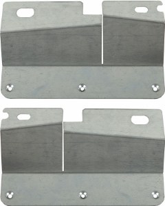 Rear Mud Flap Brackets Chevrolet Silverado/GMC Sierra 99-06 for 12" wide mud flap