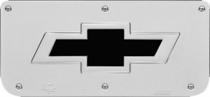Chevrolet Bowtie Mud Flap Weight Plate Stainless Steel 14" Flap