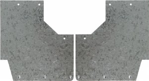 Rear Mud Flap Brackets for 07-13 Chevy Silverado/GMC Sierra 12"x23"/12"x26"