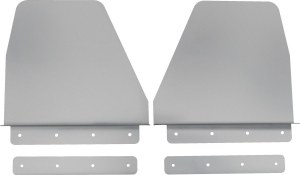 Universal Mud Flap Brackets 5/8" Offst,  Non-Bevel, 12"x5/8"