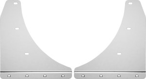 Rear Mud Flap Brackets 09-18 RAM 1500/2500/3500 5/8" Offset, Non-Beveled