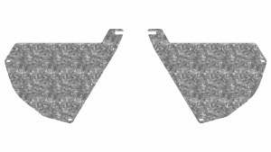 Rear Mud Flap Brackets 2015 Chevrolet Silverado 3500 Dually/GMC Sierra 3500 Dually No Drill  19"x24" and 21"x24"