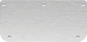 Replacement Mud Flap Plate - Blank