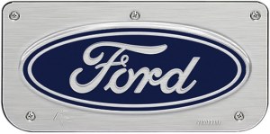 Replacement Mud Flap Plate - Ford Blue
