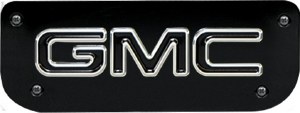 Replacement Mud Flap Plate - GMC Black Wrap