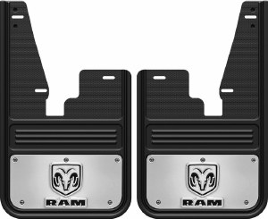 Front Custom Mud Flaps Ram w/out Flares