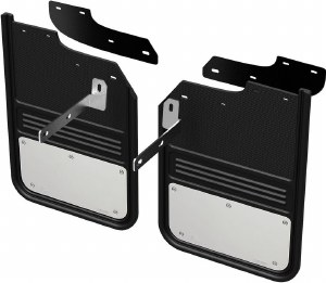 Front F450 F550 Mud Flap w/OEM Splash Guard