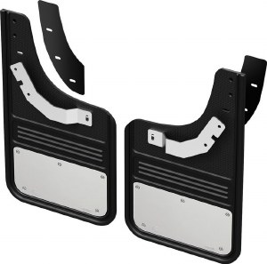 Rear Mud Flaps Toyota Tacoma with stainless steel plates