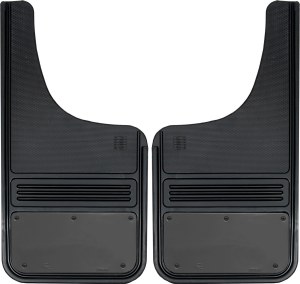 Front Mud Flap Blank Plates Gunmetal FInish 12"x23"