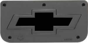 Replacement Chevy Bowtie Mud Flap Plate - Gunmetal 12"