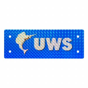 REPL RIVET-ON UWS LOGO BADGE