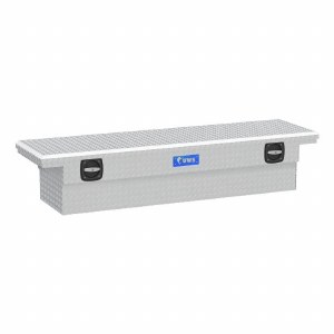 Bright Aluminum 72" Secure lock truck tool box, low profile