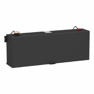 45 Gallon Rectangle Steel Transfer Tank - Black