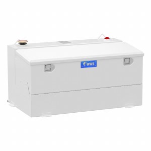75 Gallon Steel / Aluminum Combo Transfer Tank - White