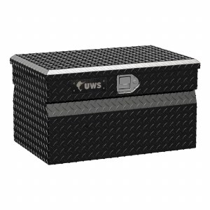 Gloss Black Aluminum 30" Utility Chest Box
