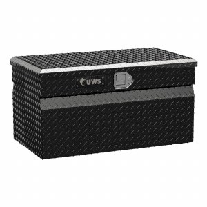 Gloss Black Aluminum 36" Utility Chest Box