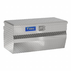 Bright Aluminum 36" Wedge Utility Chest Box