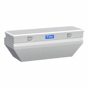 Bright Aluminum 55" Wedged Angled Utility Chest Box