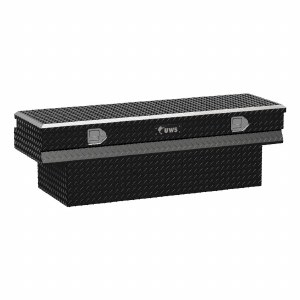 Gloss Black Aluminum 60" Notched  Utility Chest Box
