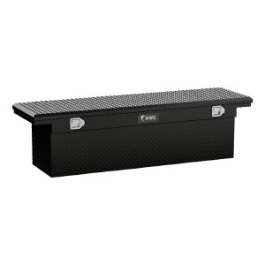 Gloss Black Aluminum 69" Deep Truck Tool Box, Low Profile