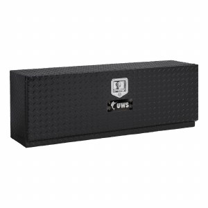 Gloss Black Aluminum 48" Single Door Topside Truck Tool Box