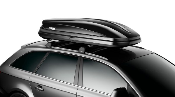 Pulse XL 16 Cubic Foot Black Roof Mounted Cargo Carrier 615 Thule ...
