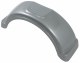 Plastic Fender for 14" tire - Silver with Top Step