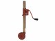 Heavy Duty Jack, A-Frame Weld-On/Bolt-On Bracket, Heavy-Duty 21" Long 1,200lb. Rack & Post, Steel Wheel