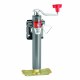 Weld-On Jack, Topwind, 10" Travel, Weld-On L Bend Swivel Bracket, 5,000 lbs.