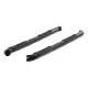 Black 3" Round Side Bars - Chevrolet Equinox and GMC Terrain