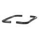 Black 3" Round Side Bars - Dodge Ram 1500/2500