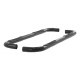 Black 3" Round Side Bars - Dodge/Ram Dakota Quad Cab