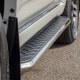 Black Aerotread running boards and mounting brackets - Toyota 4 Runner