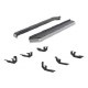 70" Black Aerotread running boards and mounting brackets - Honda Pilot