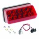 LED Waterproof Wrap Around Light Red 281595 Wesbar