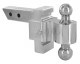 Rapid Hitch Adjustable Aluminum Ball Mount with 2 Chrome Balls, 3-1/2" Drop 3462