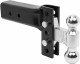 4" EZ HD Adjustable Hitch with Ball Combo 2" & 2-5/16"