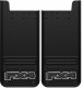 Gatorback GA1226FX4-W2 universal 12x26 license plate frame, heavy-duty rubber, stainless steel backing, black wrap, aluminum fasteners, Ford licensed, made in Canada.