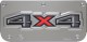 Gatorback GA759210 replacement mud flap plate, stainless steel, Ford licensed, universal fit, includes hardware, durable construction, 10.2x5 size, made in Canada