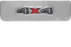 Gatorback GA759900 stainless steel replacement plate for mud flaps, Ford licensed, universal fit, includes hardware, durable Canadian-made upgrade for trucks.