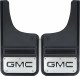 Front Mud Flaps GMC Logo Black  12"x23"