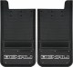 Rear Mud Flaps GMC Denali Logo Black 12"x23" Black Wrap