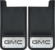 Rear Mud Flaps GMC Logo Black  12"x23"