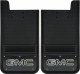 Rear Mud Flaps GMC Logo 12"x23" Black Wrap