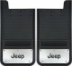 Rear Mud Flaps Jeep Logo Black 12"x23"