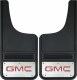 Front Mud Flaps GMC Logo Red  12"x26"